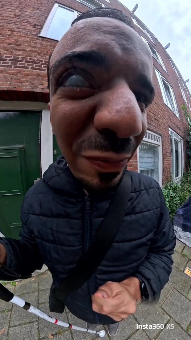 How I Navigate Amsterdam Blind — Ep. 1 – road to the Tramstop